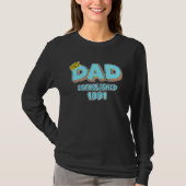 Father Best Dad Ever Established 1991 Great Dad Tシャツ (正面)