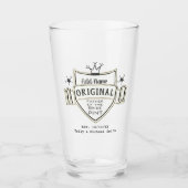 FATHER BRIDE - パーソナライズされた Groomsmen PINT GLASS タンブラーグラス (正面)
