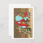 Father Christmas and His Little Friend 招待状 (正面/裏面)