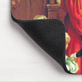 Father Christmas Blowing The Horn マウスパッド (コーナー)