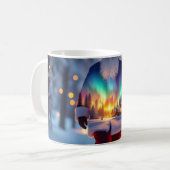 Father Christmas Dreamscape Leggings Tights コーヒーマグカップ (正面左)