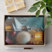 Father Christmas Reading by Lantern Light |  薄葉紙 (ギフト)