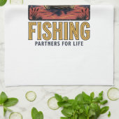 Father Daughter Fishing Partners for Life Shirt De キッチンタオル (折り畳み)
