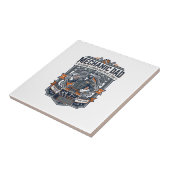 Father Day Mechanic Dad Shirt Funny Working Dad Gi タイル (側面)