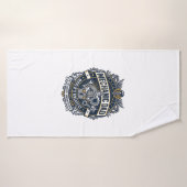 Father Day Mechanic Dad Shirt Funny Working Dad Gi バスタオル (バスタオル)