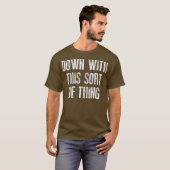 Father Down With This Sort Of Thing Ted Tシャツ (正面フル)