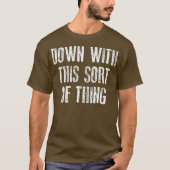 Father Down With This Sort Of Thing Ted Tシャツ (正面)