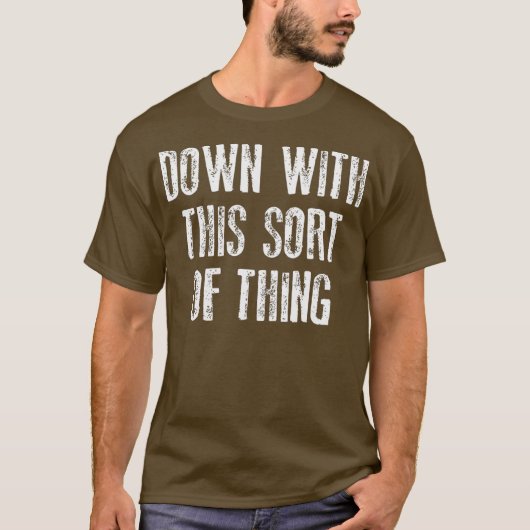 Father Down With This Sort Of Thing Ted Tシャツ (正面)