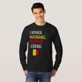 Father Husband Belgian Legend Proud Dad Belgium Fl Tシャツ (正面フル)