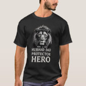 Father Husband Protector Men's Tee, Christian Tシャツ (正面)