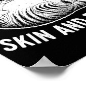 Father, I Am But Skin And Bones Funny Cat Dad Cat  ポスター (角)