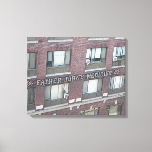 FATHER JOHN'S MEDICINE BUILDING WRAPPED キャンバスプリント (正面)