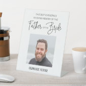 Father of Bride Memorial Photo Reserved 結婚's 台座サイン (インサイチュ)
