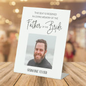 Father of Bride Memorial Photo Reserved 結婚's 台座サイン