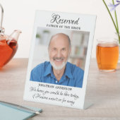 Father Of Bride Photo天国結婚 Memorial 台座サイン (インサイチュ)