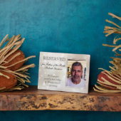 Father of Bride Photo Stars Seat Memorial 結婚's フォトプラーク (側面)