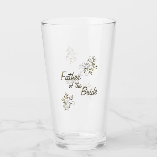 Father of the Bride Glass タンブラーグラス (正面)