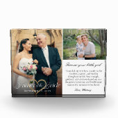 Father of the Bride Heart Wedding Then & Now Photo フォトブロック (正面)