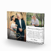 Father of the Bride Heart Wedding Then & Now Photo フォトブロック (右)