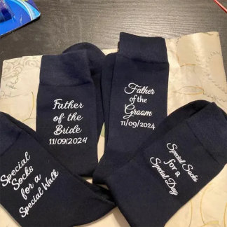 Father of the Bride Socks, Wedding Party ソックス