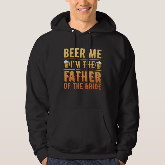 Father Of The Bride Wedding Beer Daddy s Little Br パーカ (正面)