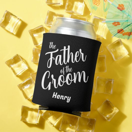 Father of the Groom Custom Name  缶クーラー (インサイチュ 夏)