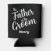 Father of the Groom Custom Name  缶クーラー (正面)