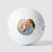 Father of the Groom Gift Golf Personalized Photo ゴルフボール (正面)