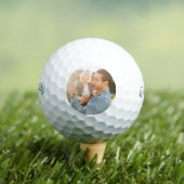 Father of the Groom Gift Golf Personalized Photo ゴルフボール (インサイチュ 木)