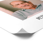 Father of the Groom Reserved Seat Wedding Memorial ポスター (角)