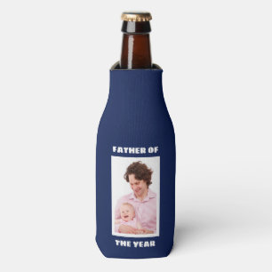 Father Of The Yearフォトパーソナライズされたカスタムダディ ボトルクーラー