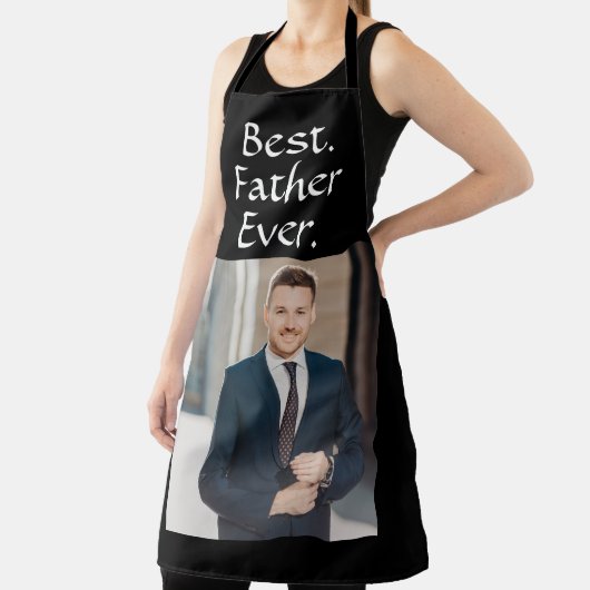 Father Photo Collage Custom Giant エプロン (インサイチュ)