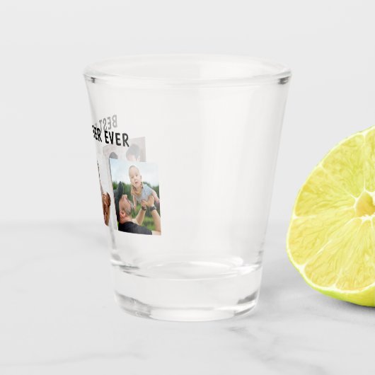 Father Photo Collage Custom Giant ショットグラス (右)