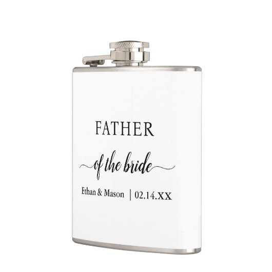 Father Photo Collage Custom Giant フラスク (左)