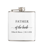 Father Photo Collage Custom Giant フラスク (正面)