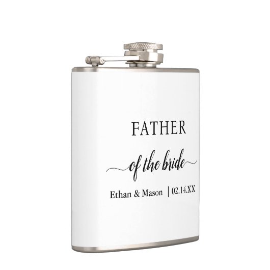 Father Photo Collage Custom Giant フラスク (右)