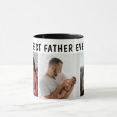 Father Photo Collage Custom Giant マグカップ (中央)