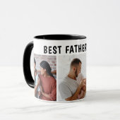 Father Photo Collage Custom Giant マグカップ (正面左)