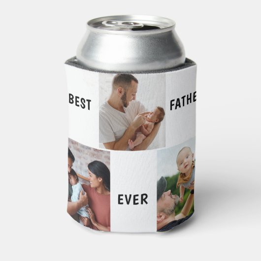 Father Photo Collage Custom Giant 缶クーラー (缶裏面)