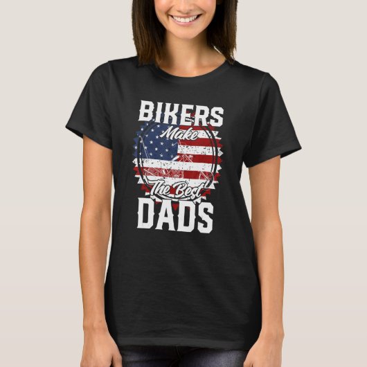 Father s Day Biker Custom Chopper Motorcycle Tシャツ (正面)