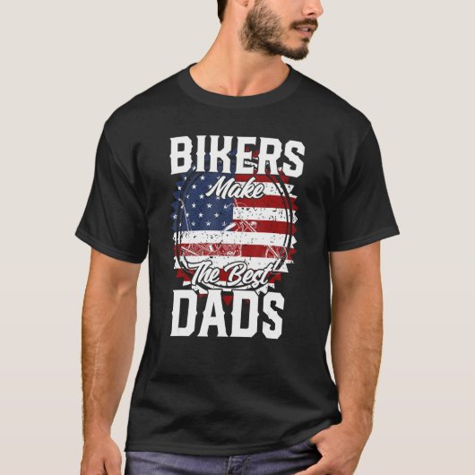 Father s Day Biker Custom Chopper Motorcycle Tシャツ (正面)