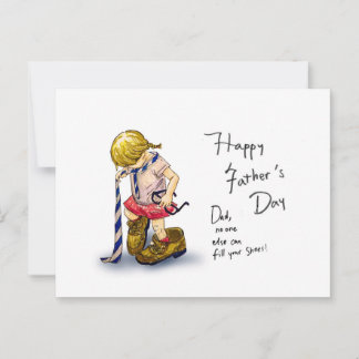 “Father’s Day Card” for girls ポストカード