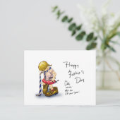 “Father’s Day Card” for girls ポストカード (スタンド正面)