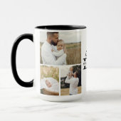 Father’s Day Certified Dad Mug Dad Photo Collage マグカップ (左)