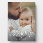Father’s Day Daddy & Baby Personalized Photo Gift フォトプラーク (正面)