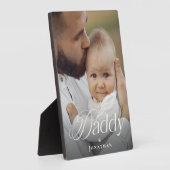 Father’s Day Daddy & Baby Personalized Photo Gift フォトプラーク (側面)