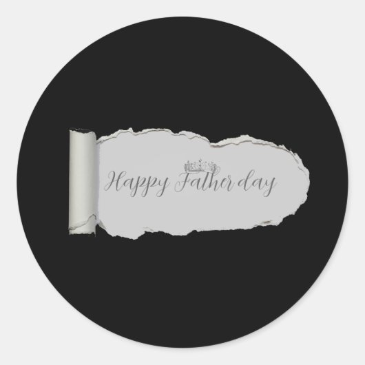 Father’s Day Gift for Dad  ラウンドシール (正面)