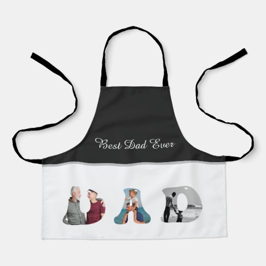 Father’s Day Gift for Dad \ Best Dad Ever エプロン (正面)