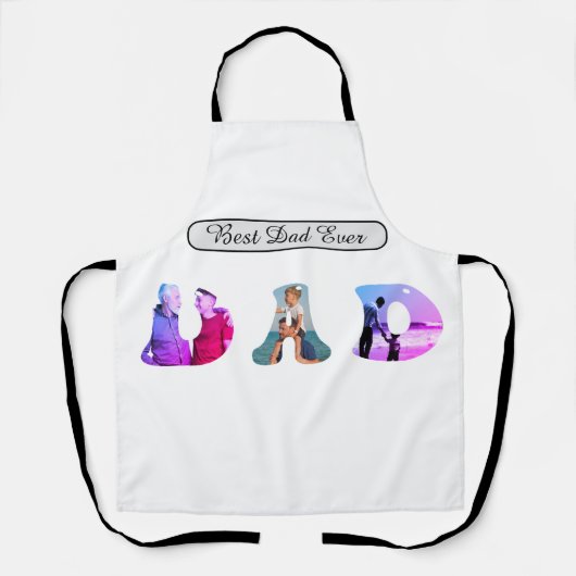 Father’s Day Gift for Dad \ Best Dad Ever エプロン (正面)