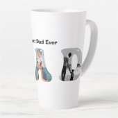 Father’s Day Gift for Dad \ Best Dad Ever カフェラテマグ (右アングル)